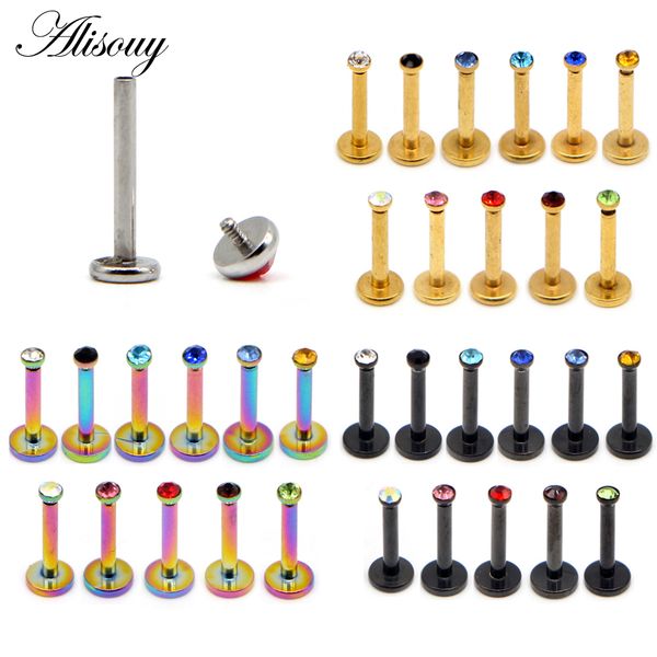 alisouy 1pc 16g titanium internally threaded 2mm gem labret lip rings earrings stud cz cartilage tragus piercings body jewelry, Slivery;golden
alisouy 1pc 16g titanium internally threaded 2mm gem labret lip rings earrings stud cz cartilage tragus piercings body jewelry, Slivery;golden