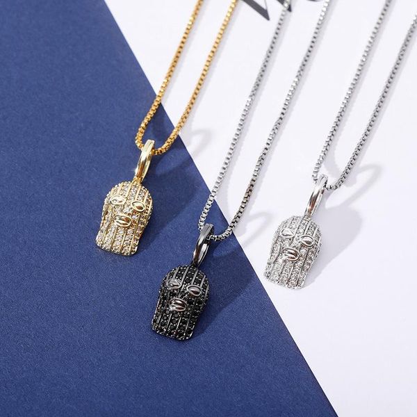 hiphop iced out zircon masked man silver pendant necklace gold silver plated mens new fashion necklace
hiphop iced out zircon masked man silver pendant necklace gold silver plated mens new fashion necklace