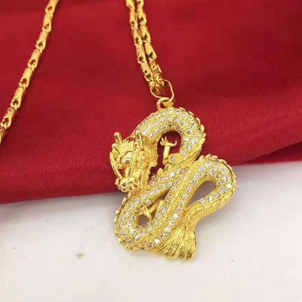 micro paved zirconia dragon shaped pendant chain 18k yellow gold filled blingfashion womens mens pendant necklace, Silver
micro paved zirconia dragon shaped pendant chain 18k yellow gold filled blingfashion womens mens pendant necklace, Silver