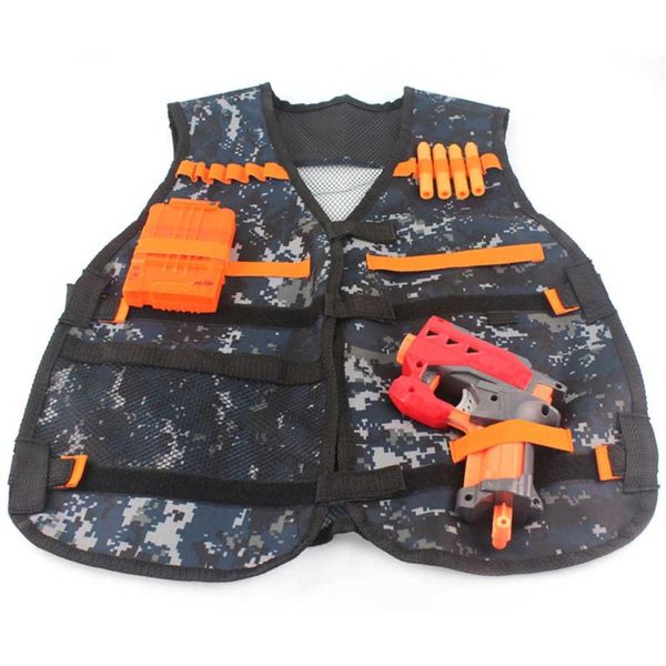 tactical vest jacket waistcoat magazine ammo holder n-strike elite pistol bullets toy guns clip darts, Camo;black
tactical vest jacket waistcoat magazine ammo holder n-strike elite pistol bullets toy guns clip darts, Camo;black