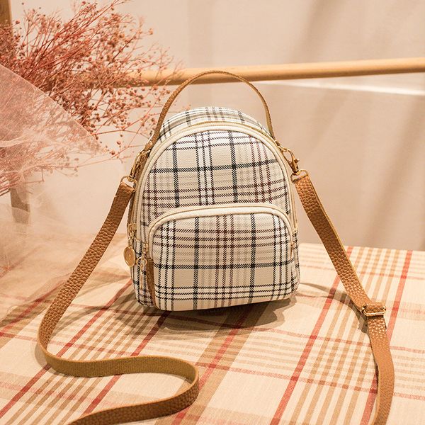 2020 new style women small pu leather backpack korean-style fashion portable bag practical mobile phone grid pattern vantage bag
2020 new style women small pu leather backpack korean-style fashion portable bag practical mobile phone grid pattern vantage bag