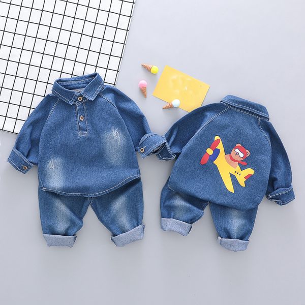 girls clothes baby boys clothing set fashion toddler soft denim set spring autumn pilot children kit 2 pieces 1-4 year, White
girls clothes baby boys clothing set fashion toddler soft denim set spring autumn pilot children kit 2 pieces 1-4 year, White