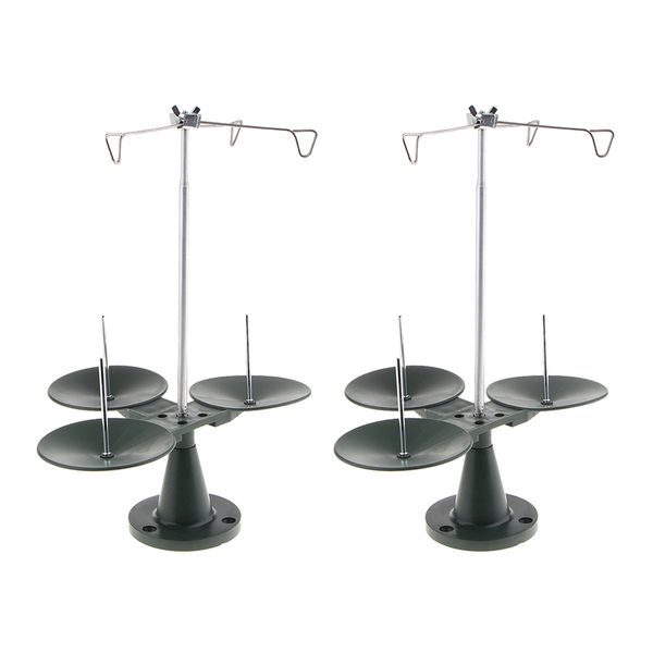 2-packs metal sewing machine 3 cone spool thread stand holder for tailors sewing tool, Black
2-packs metal sewing machine 3 cone spool thread stand holder for tailors sewing tool, Black