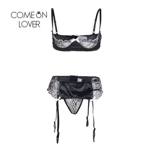 bras sets comeonlover lingerie set lace bow open bra crotch erotic bra+garterbelt+panty underwear lenceria ri80319, Red;black
bras sets comeonlover lingerie set lace bow open bra crotch erotic bra+garterbelt+panty underwear lenceria ri80319, Red;black