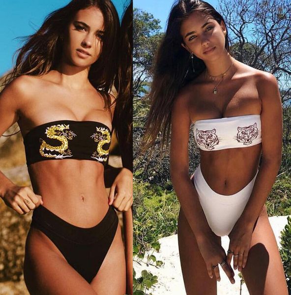 2019 tankini swimwear solid color backless swimsuit bandeau vintage bathing suit summer thong women beaching wear, White;black
2019 tankini swimwear solid color backless swimsuit bandeau vintage bathing suit summer thong women beaching wear, White;black