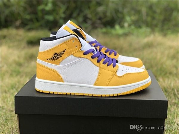 2019 release man women girl basketball shoes air sneakers 1 mid laker retre yellow purple 852542-700 come with box
2019 release man women girl basketball shoes air sneakers 1 mid laker retre yellow purple 852542-700 come with box