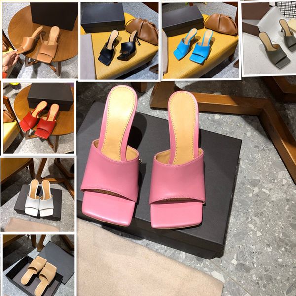 2020 designer women's slippers square mules toe sandal stretch sandals goatskin high heel sandals luxury lady wedding high heels multip, Black
2020 designer women's slippers square mules toe sandal stretch sandals goatskin high heel sandals luxury lady wedding high heels multip, Black