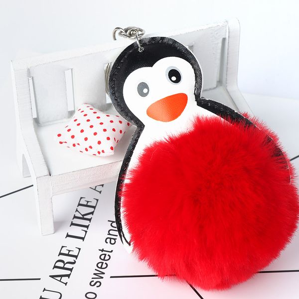 1 pcs woman elegant fashion creative design lovely animal shape penguin shape faux fur keychain fluffy handbag pendant key rings, Silver
1 pcs woman elegant fashion creative design lovely animal shape penguin shape faux fur keychain fluffy handbag pendant key rings, Silver