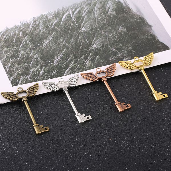 40pcs / мешок ретро четыре цвета 56 * 38мм angel wings ключевые подвески подвески модельера ювелирных изделий fit внесении ожерелье браслет, Bronze;silver
40pcs / мешок ретро четыре цвета 56 * 38мм angel wings ключевые подвески подвески модельера ювелирных изделий fit внесении ожерелье браслет, Bronze;silver