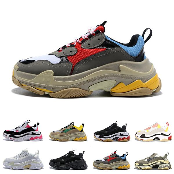 Newest Top Fashion Paris 17FW Triple S Sneakers Triple-S Casual Dad Mens Designer Shoes for Women Beige Black Athletic Sports Trainers
Newest Top Fashion Paris 17FW Triple S Sneakers Triple-S Casual Dad Mens Designer Shoes for Women Beige Black Athletic Sports Trainers