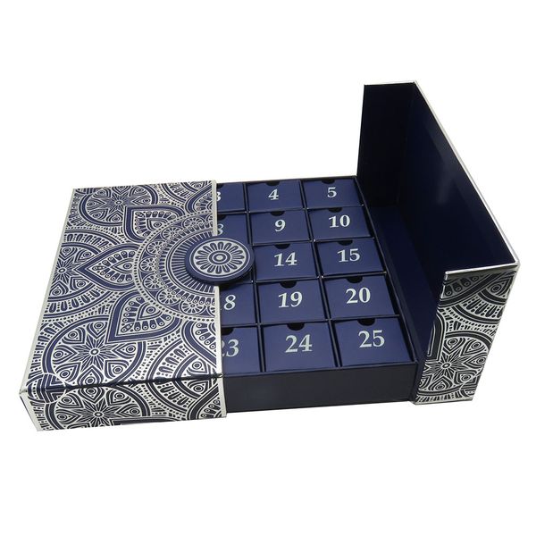 25 days all over silver stamp beauty christmas advent calendar chocolate packaging paper gift box
25 days all over silver stamp beauty christmas advent calendar chocolate packaging paper gift box