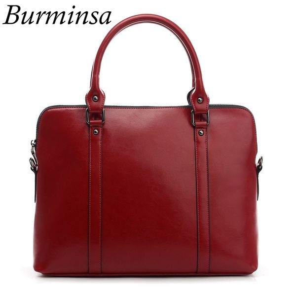 burminsa brand real genuine leather briefcase for women designer handbag 14inch lapbag office ladies shoulder messenger bags
burminsa brand real genuine leather briefcase for women designer handbag 14inch lapbag office ladies shoulder messenger bags
