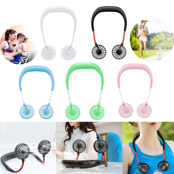 portable hanging neck fan 5 colors usb 1200mah rechargeable travel lazy sports dual cooling neckband fans creative mini fans gadget
portable hanging neck fan 5 colors usb 1200mah rechargeable travel lazy sports dual cooling neckband fans creative mini fans gadget