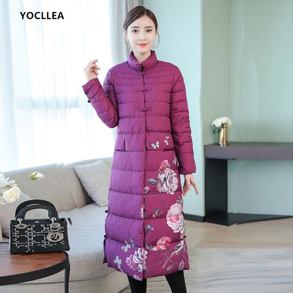 vintage print down coats long parkas for women 2018 winter warm thick long sleeve down jackets female winter coat clothes, Black
vintage print down coats long parkas for women 2018 winter warm thick long sleeve down jackets female winter coat clothes, Black