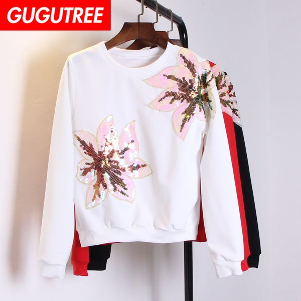 gugutree embroidery sequins big flower patch animal cartoon patches badges applique patches for clothing dxl-2, Black 
gugutree embroidery sequins big flower patch animal cartoon patches badges applique patches for clothing dxl-2, Black