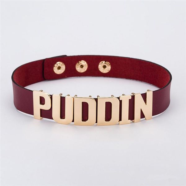 suicide squad harley quinn puddin choker necklaces collar neck for womem leather necklaces punk jewelry drop ship, Black
suicide squad harley quinn puddin choker necklaces collar neck for womem leather necklaces punk jewelry drop ship, Black