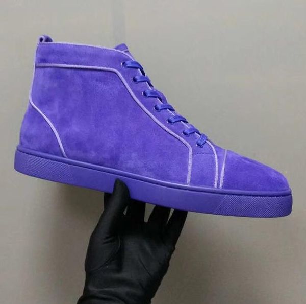 2020 french paris high suede for men,women sneakers flats ,luxury designer red bottom shoes outdoor casual walking fashion trainer, Black
2020 french paris high suede for men,women sneakers flats ,luxury designer red bottom shoes outdoor casual walking fashion trainer, Black