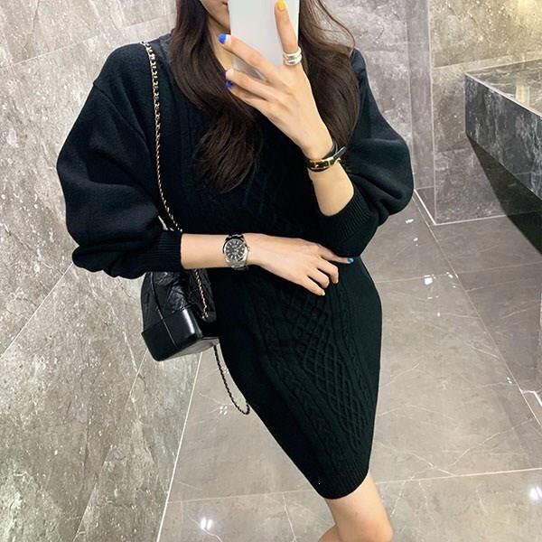 autumn winter women dress long knitted sweater dresses solid dresses, Black;gray
autumn winter women dress long knitted sweater dresses solid dresses, Black;gray