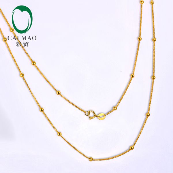 caimao ladies 18kt yellow gold balls chain 18inch 45cm length wholesales exquisite design fine jewelry, Silver
caimao ladies 18kt yellow gold balls chain 18inch 45cm length wholesales exquisite design fine jewelry, Silver