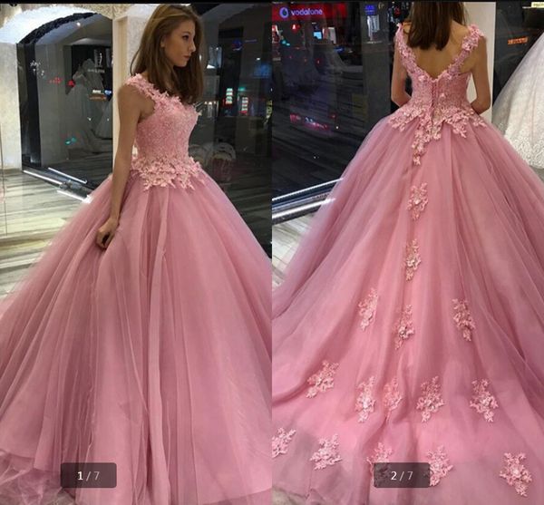 princess ball gown pink lace appliques prom dresses sleeveless beaded sequins with flower long prom gowns vestido de fiesta de, Black
princess ball gown pink lace appliques prom dresses sleeveless beaded sequins with flower long prom gowns vestido de fiesta de, Black