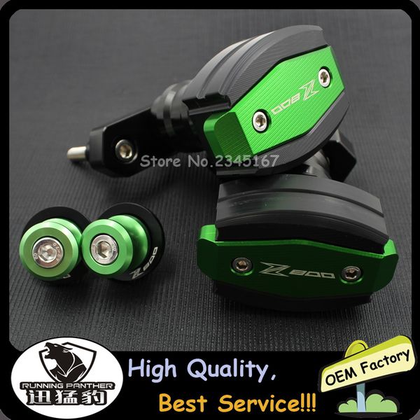 set frame sliders crash engine guard pad cnc aluminium motorcycle side + swingarm sliders spools for z800 2013-2016 
set frame sliders crash engine guard pad cnc aluminium motorcycle side + swingarm sliders spools for z800 2013-2016