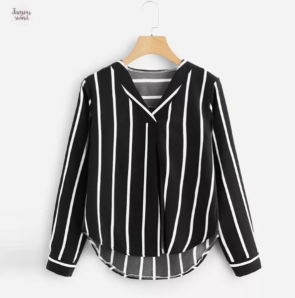 womens and blouses vintage long sleeve shirt women clothes striped korean ladies autumn fashion clothing, White
womens and blouses vintage long sleeve shirt women clothes striped korean ladies autumn fashion clothing, White