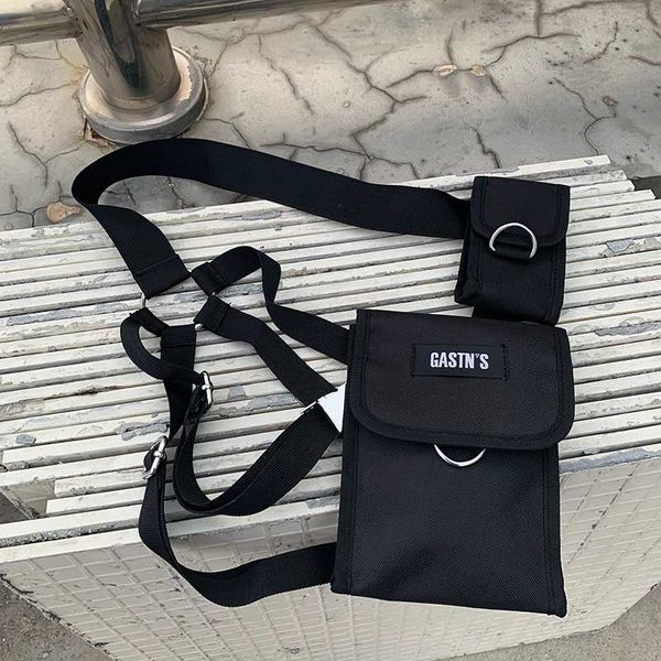 tactical new waist bag for men hip hop streetwear rig adjustable chest various pockets men's canvas fashion waist pack chest bag, Black;gray
tactical new waist bag for men hip hop streetwear rig adjustable chest various pockets men's canvas fashion waist pack chest bag, Black;gray