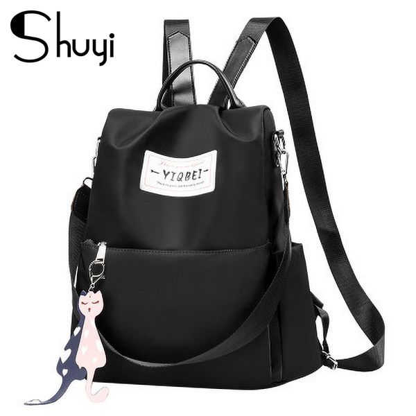 solid color korean ladies backpack leisure travel rucksack women cute cat pendant backpack school bag school girl oxford handbag
solid color korean ladies backpack leisure travel rucksack women cute cat pendant backpack school bag school girl oxford handbag