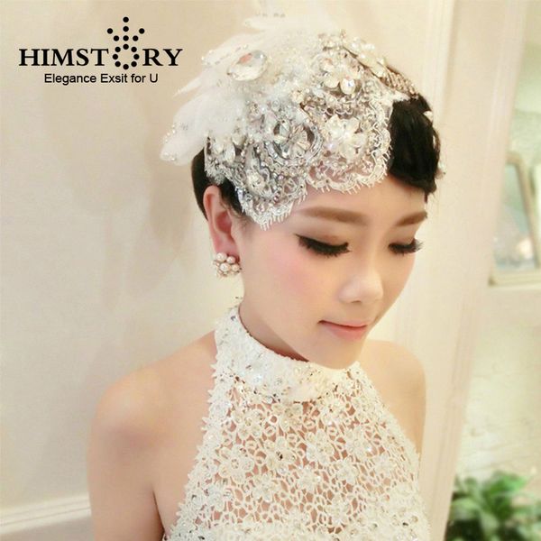 himstory handmade bridal wedding fedoras hair jewelry beads lace flower tassel headpieces wedding accessories beautiful headwear, White;golden
himstory handmade bridal wedding fedoras hair jewelry beads lace flower tassel headpieces wedding accessories beautiful headwear, White;golden