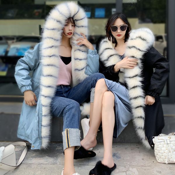 2019 winter women thick warm fleece lining faux fur collar hooded long parkas female plus size coats w1967, Black
2019 winter women thick warm fleece lining faux fur collar hooded long parkas female plus size coats w1967, Black