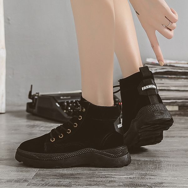 boots female lace up boots women fashion high-casual shoes solid color lace-up thick bottom bare boots#g3, Black
boots female lace up boots women fashion high-casual shoes solid color lace-up thick bottom bare boots#g3, Black