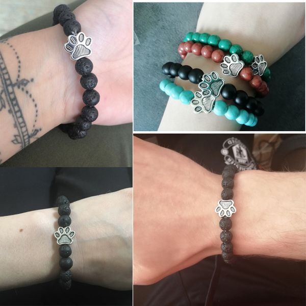new fashion natural stone beads silver cat claw elastic bracelets men lava distance bracelet holiday gift ladies couple jewelry, Black
new fashion natural stone beads silver cat claw elastic bracelets men lava distance bracelet holiday gift ladies couple jewelry, Black