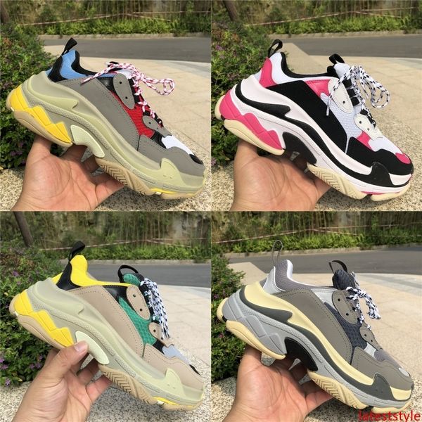 triple s triple black роскошные мужские женские туфли на платформе paris 17fw бежевый зеленый желтый бегун дизайнерские кроссовки тренеры 36 
triple s triple black роскошные мужские женские туфли на платформе paris 17fw бежевый зеленый желтый бегун дизайнерские кроссовки тренеры 36