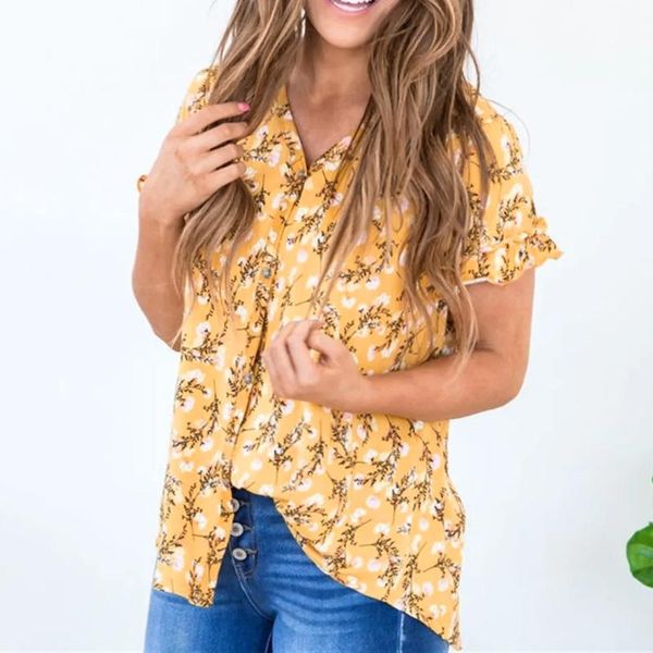 female t-shirts 2020 fashion women's v-neck printing ruffles short sleeve shirts loose print t shirt plus size mujer tee, White
female t-shirts 2020 fashion women's v-neck printing ruffles short sleeve shirts loose print t shirt plus size mujer tee, White