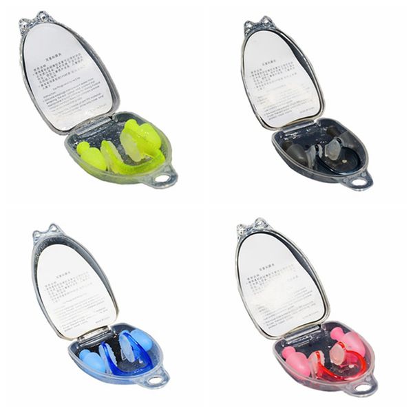 3 pcs/set men women clear blue pvc silicone swim swimming earplugs ear nose clip set new
3 pcs/set men women clear blue pvc silicone swim swimming earplugs ear nose clip set new