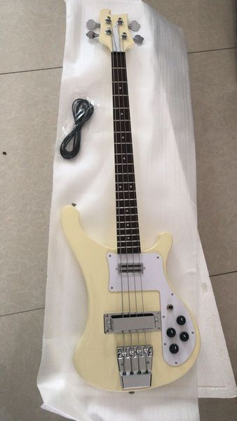 wholesale through body bass 4 strings rich 4003 electric bass guitar in cream yellow. white pick guard.180225
wholesale through body bass 4 strings rich 4003 electric bass guitar in cream yellow. white pick guard.180225