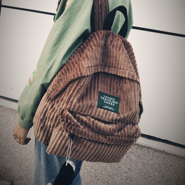 2019 fashion women school backpack bags corduroy backpack design school for teenage girls soft fabric feminine bagpack
2019 fashion women school backpack bags corduroy backpack design school for teenage girls soft fabric feminine bagpack