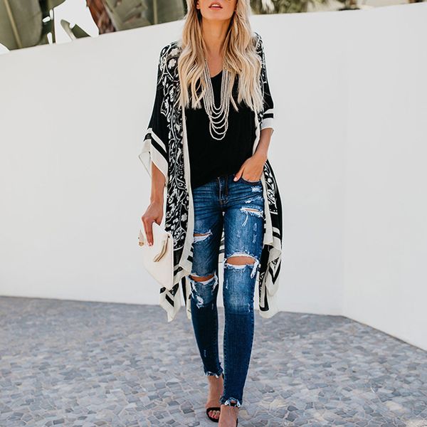 women's coat ladies beach summer stylish outdoor loose blouse fashion holiday printed sexy, Black;brown
women's coat ladies beach summer stylish outdoor loose blouse fashion holiday printed sexy, Black;brown