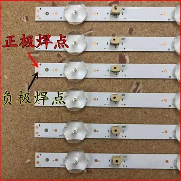 new for 32-inch lcd tv led backlight strip general lamp strip copper substrate 6 lamps 56cm gps
new for 32-inch lcd tv led backlight strip general lamp strip copper substrate 6 lamps 56cm gps