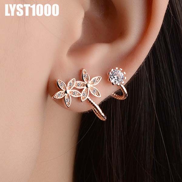 jewelry wholesale fashion 925 sterling silver earrings for women zircon rose gold flower beauty party new, Golden
jewelry wholesale fashion 925 sterling silver earrings for women zircon rose gold flower beauty party new, Golden