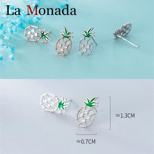 1pair hollow pineapple stud earrings for women cz zircon fruit ear brincos fashion 925 silver jewelry aretes de mujer, Golden;silver
1pair hollow pineapple stud earrings for women cz zircon fruit ear brincos fashion 925 silver jewelry aretes de mujer, Golden;silver