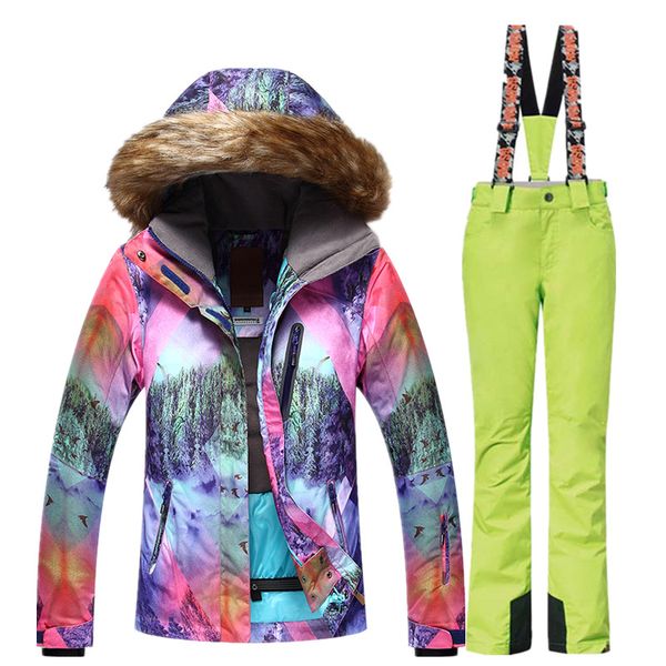gsou snow women ski suit hooded waterproof mountain skiing suit snowboard ski jacket pants set winter outdoor sports clothing
gsou snow women ski suit hooded waterproof mountain skiing suit snowboard ski jacket pants set winter outdoor sports clothing