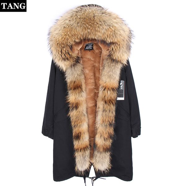 raccoon fur collar over the knee long jackets women plus velvet thick liner cotton warm parka female casual loose hooded outwear, Black
raccoon fur collar over the knee long jackets women plus velvet thick liner cotton warm parka female casual loose hooded outwear, Black