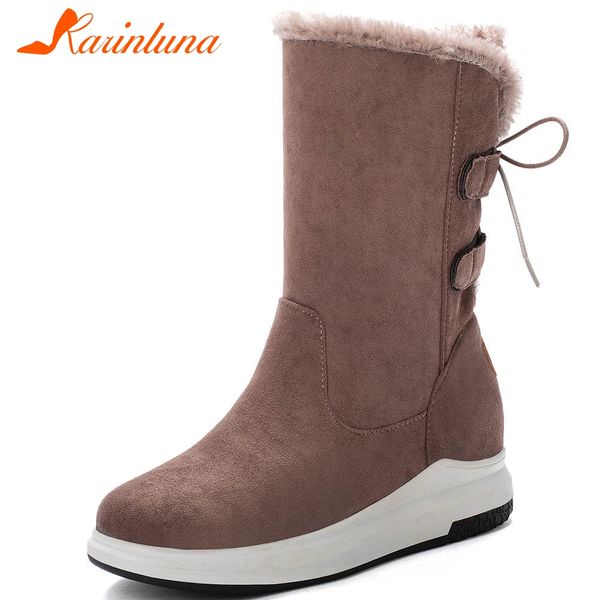 karin fashion plus size 43 add fur warm winter boots woman shoes platform lace up casual shoes women boots female, Black
karin fashion plus size 43 add fur warm winter boots woman shoes platform lace up casual shoes women boots female, Black
