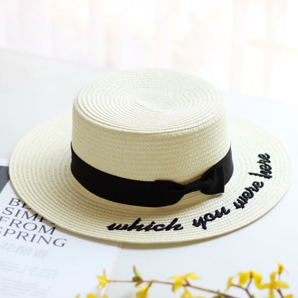maershei women summer beach sun hats 2018 brand new flat straw hat men boater hats bone feminino, Blue;gray
maershei women summer beach sun hats 2018 brand new flat straw hat men boater hats bone feminino, Blue;gray