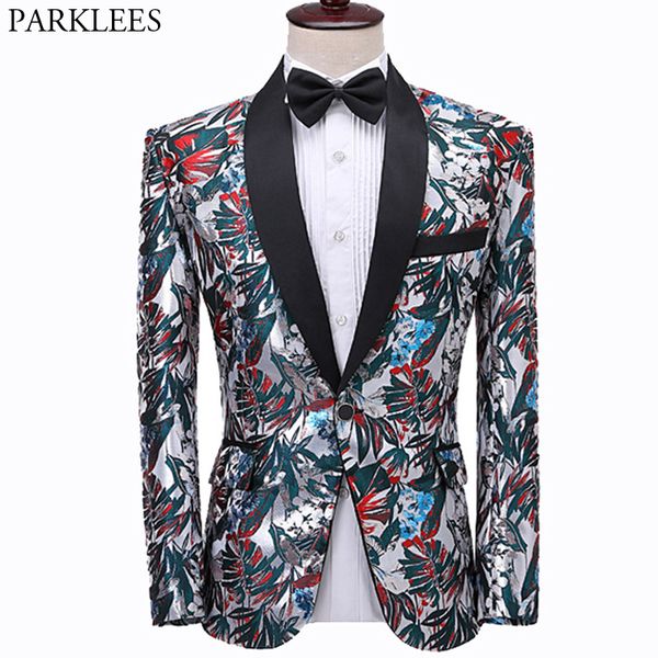 stylish floral jacquard one button dress blazer men shawl collar slim fit mens blazers party wedding dinner tuxedo blazer hombre, White;black
stylish floral jacquard one button dress blazer men shawl collar slim fit mens blazers party wedding dinner tuxedo blazer hombre, White;black