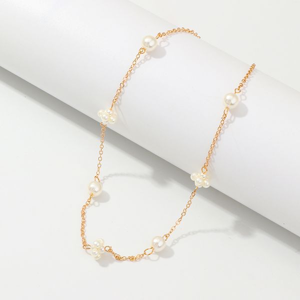doreen box new simple gold color metal clavicular chain necklace for women wedding party imitation pearls fashion short necklace, Silver
doreen box new simple gold color metal clavicular chain necklace for women wedding party imitation pearls fashion short necklace, Silver