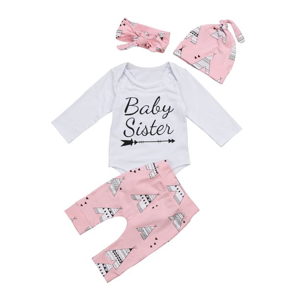 4pcs newborn infant baby girls long sleeve casual outfit clothes playsuit jumpsuit bodysuit pants set, Pink;blue
4pcs newborn infant baby girls long sleeve casual outfit clothes playsuit jumpsuit bodysuit pants set, Pink;blue