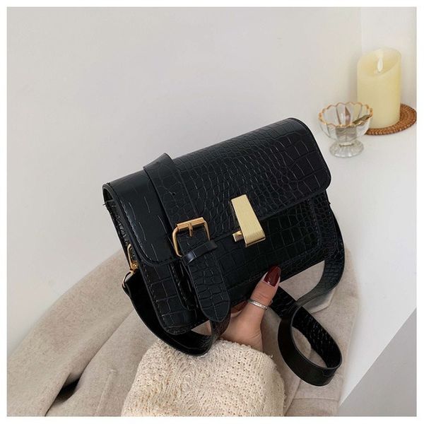 simple wild european and american crocodile pattern crossbody bag female new small square bag retro shoulder
simple wild european and american crocodile pattern crossbody bag female new small square bag retro shoulder