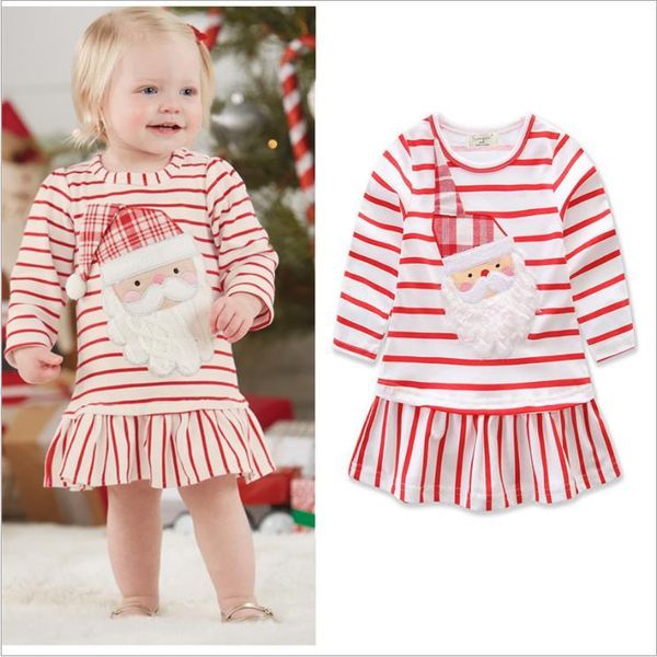 girl dress new year's christmas girls dresses cotton long sleeve dress kids girls clothes striped santa claus, Red;yellow
girl dress new year's christmas girls dresses cotton long sleeve dress kids girls clothes striped santa claus, Red;yellow